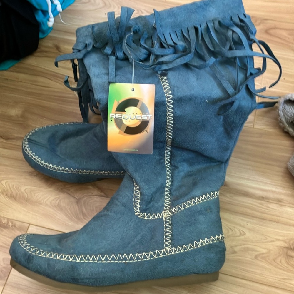 Request “Viva” Faux Suede Boots